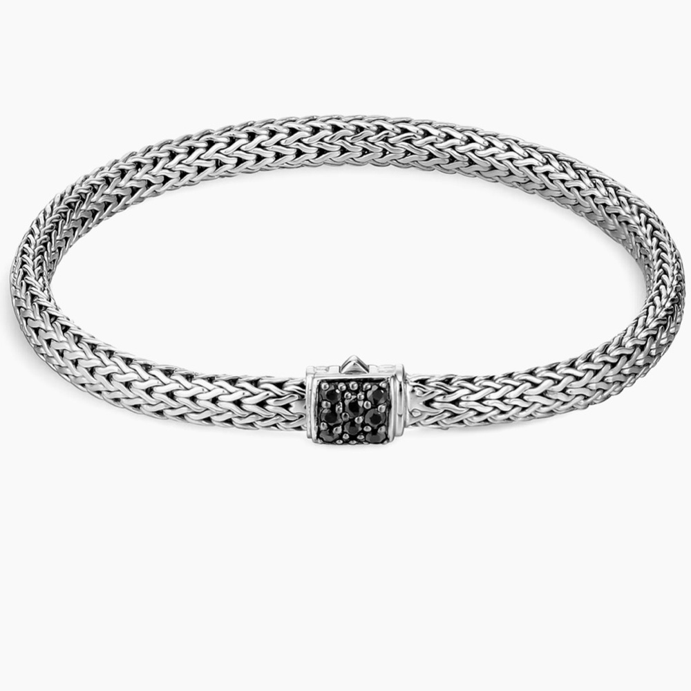 NEW John Hardy Sterling sapphire classic chain bracelet